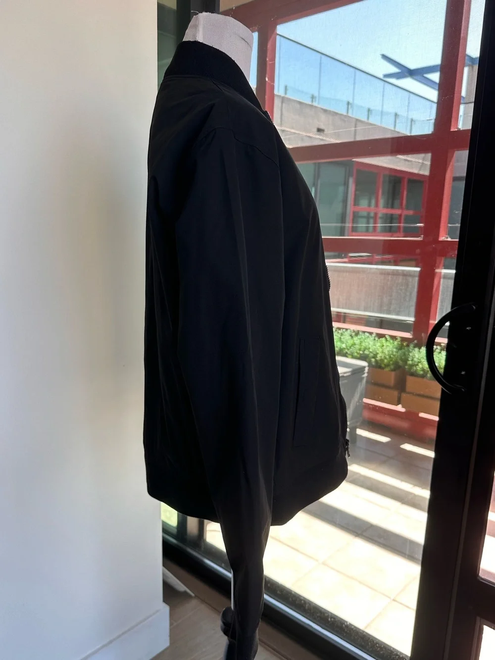 Banana Republic Black Bomber Jacket